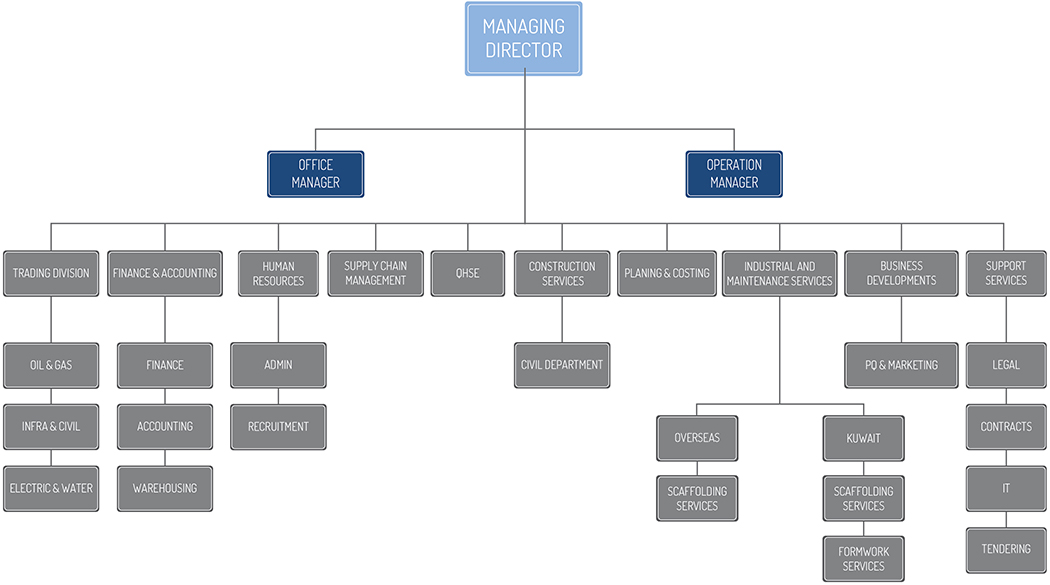 Organizational Chart For It Services Company